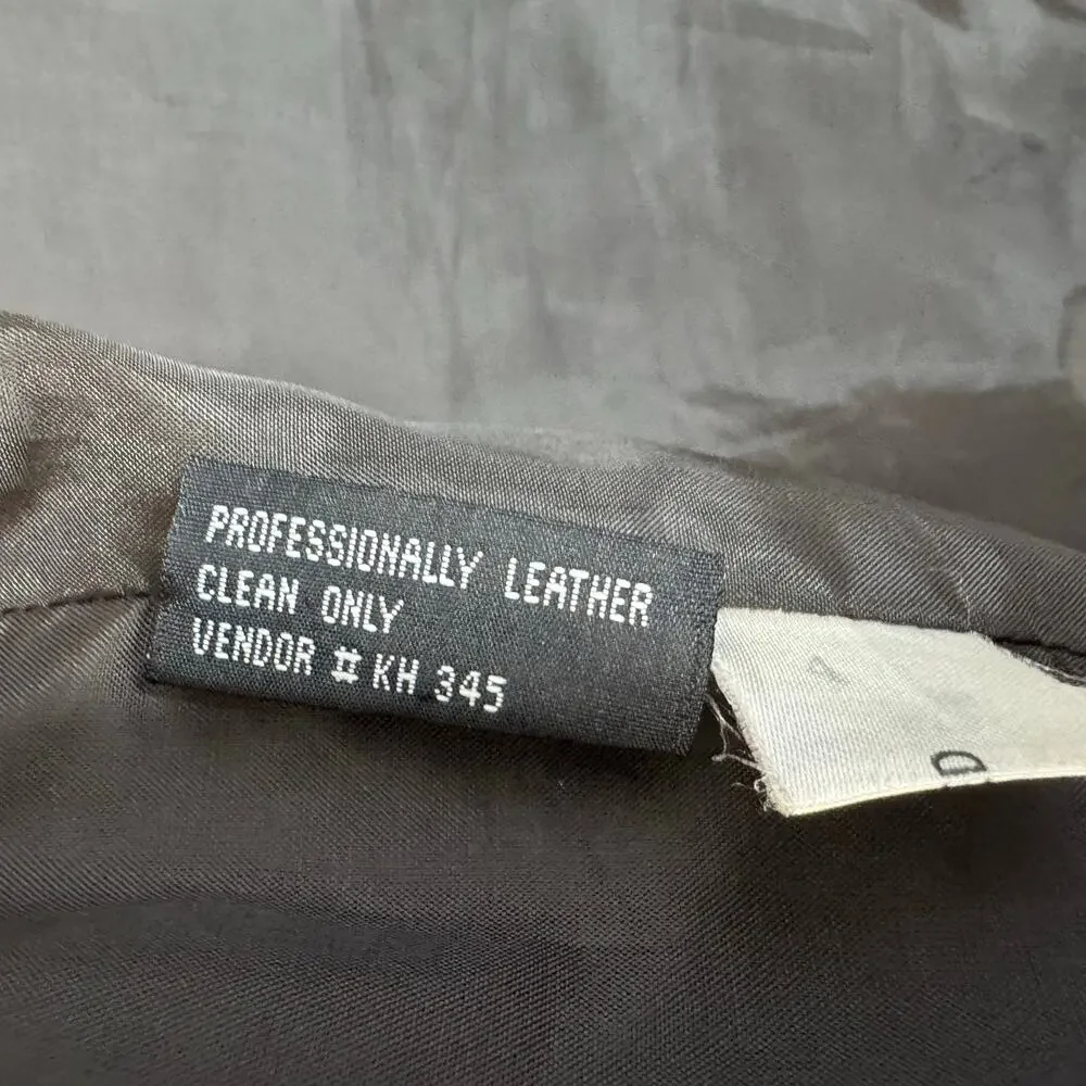 Guess Vintage Y2K Leather Suede Shirt Jacket Brown Men's M - Picture 11 of 12